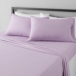 New 4-Piece Deep Pocket Lavender Bedding Sheets - Queen